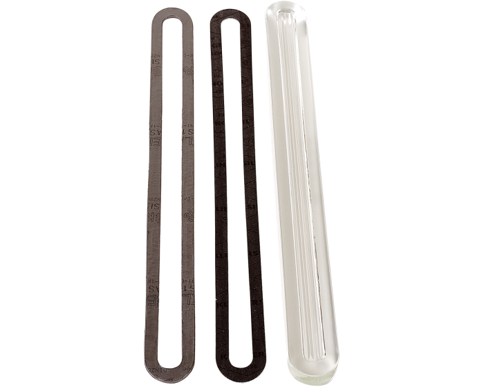 Borosilicate reflex glass 115x30x17mm